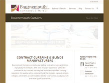 Tablet Screenshot of bournemouthcurtains.co.uk